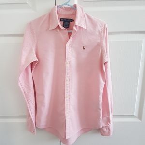 Ralph Lauren pink polo shirt